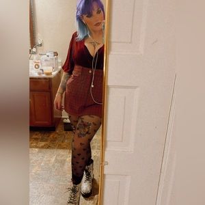 American Eagle Plaid Mini Skirt